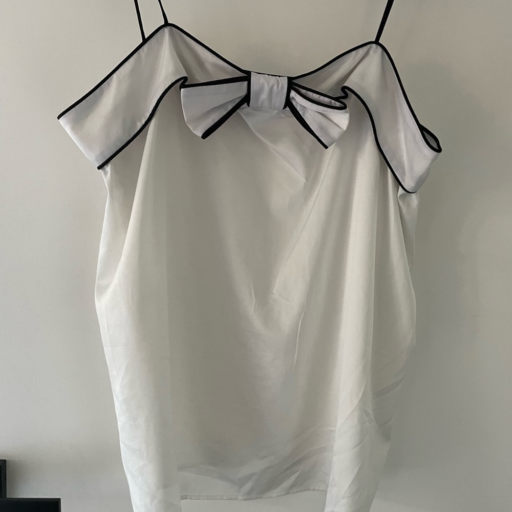 Anthropologie Central Park West Satin Bow Camisole
Tank Top